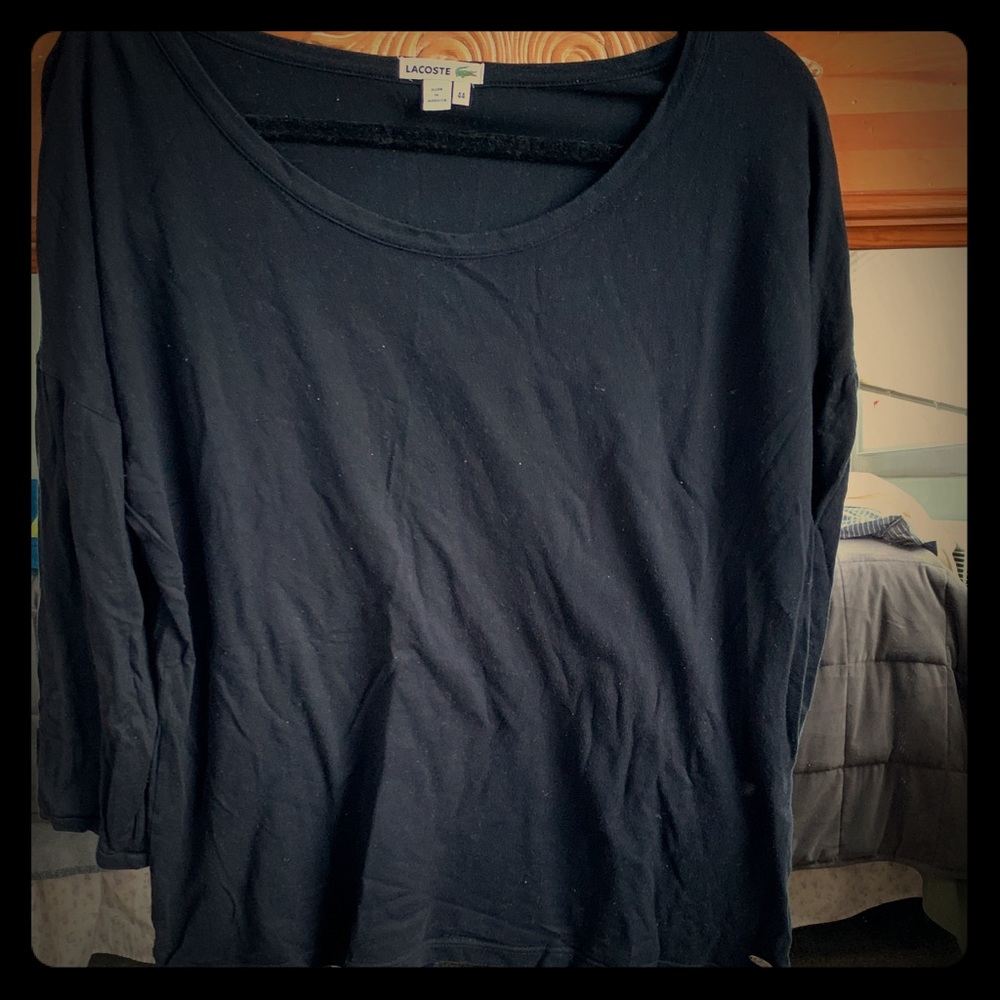 Black Lacoste long sleeve